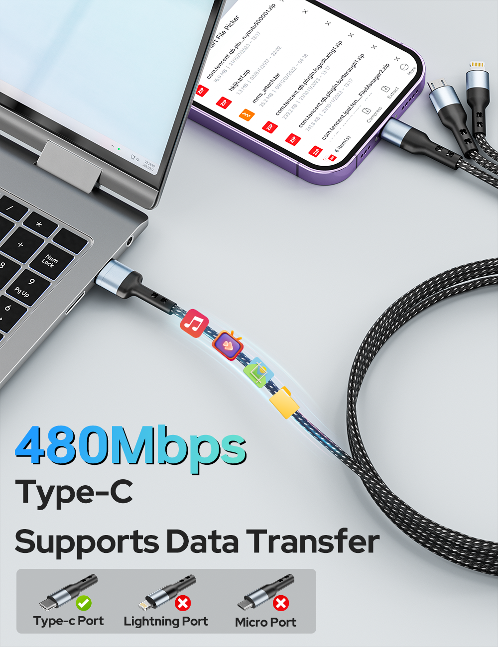 3-in-1 Charging Cable